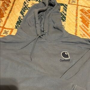 Blue Carhartt hoodie